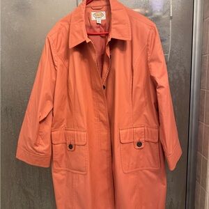Talbots Women's Coral Trench Coat